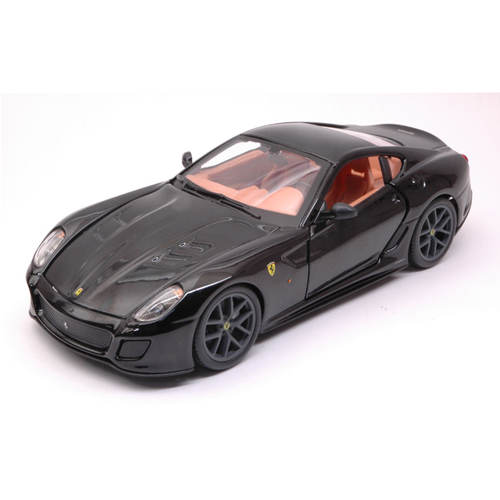FERRARI 599 GTO (Gran Turismo Omologata) 2010 BLACK 1:24 Burago Auto Stradali Modellino