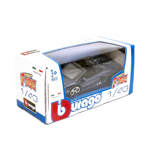 LAMBORGHINI AVENTADOR LP700-4 2013 ROADSTER BLUE 1:43 Burago Auto Stradali Modellino