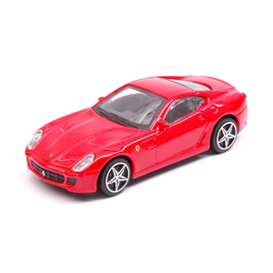 FERRARI 599 GTB FIORANO 2007 RED 1:43 Burago Auto Stradali Modellino