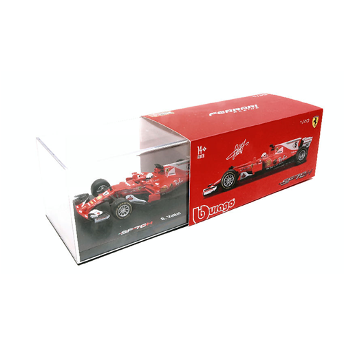 FERRARI SF70H S.VETTEL 2017 N.5 1:43 Burago Formula 1 Modellino