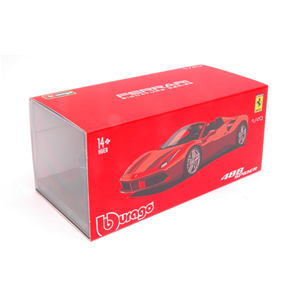 FERRARI 488 SPIDER 2016 BLUE SIGNATURE SERIES WITH SHOWCASE 1:43 Burago Auto Stradali Modellino