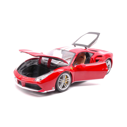 FERRARI 488 GTB "THE SCHUMACHER" 2015 70th ANNIVERSARY 1:18 Burago Auto Stradali Modellino