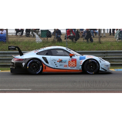 PORSCHE 911 RSR N.86 43th LE MANS 2018 M.WAINWRIGHT-B.BARKER-A.DAVISON 1:43 Spark Model Auto Competizione Modellino