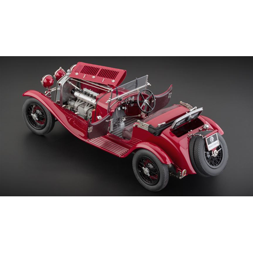 ALFA ROMEO 6C 1750 GS 1930 RED 1:18 CMC Auto d'Epoca Modellino