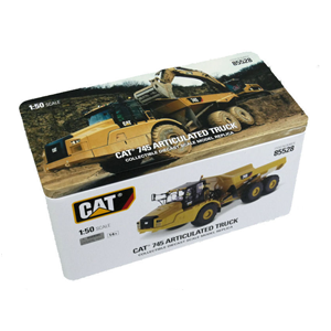 CAT 745 ARTICULATED TRUCK CASSONE RIBALTABILE CAVA 3-ASSI 1:50 Diecast Master Mezzi Industriali Modellino