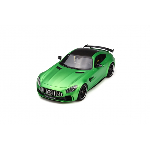 MERCEDES AMG GT-R 2017 GREEN 1:18 GT Spirit Auto Stradali Modellino