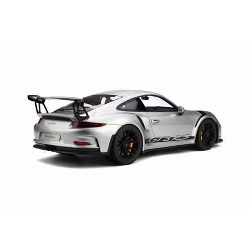 PORSCHE 911 GT3 RS 2015 SILVER 1:12 GT Spirit Auto Stradali Modellino