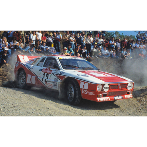 LANCIA 037 N.12 ACCIDENT SANREMO RALLY 1983 ZANUSSI-CRESTO KIT 1:24 Hasegawa Kit Auto Modellino
