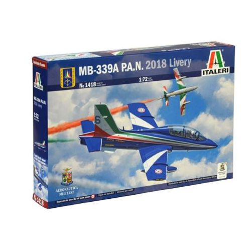 FRECCE TRICOLORI MB 339A P.A.N. 2018 KIT 1:72 Italeri Kit Aerei Modellino