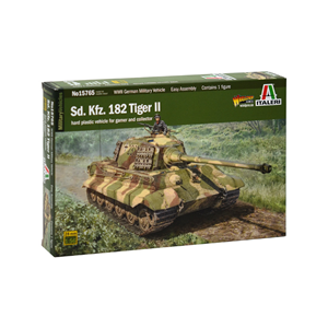 SD.KFZ. 182 KING TIGER II KIT 1:56 Italeri Kit Mezzi Militari Modellino