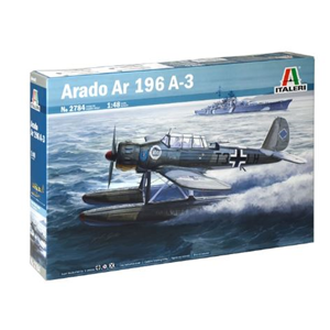 ARADO AR 196A GERMAN BATTLESHIP KIT 1:48 Italeri Kit Aerei Modellino