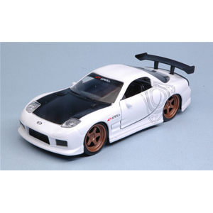 MAZDA RX-7 1993 WHITE "JDM TUNERS" 1:32 Jada Toys Tuning Modellino