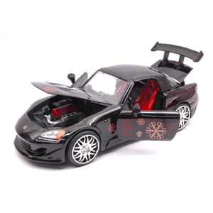 JOHNNY'S HONDA S2000 1998 FAST & FURIOUS  BLACK 1:24 Jada Toys Movie Modellino