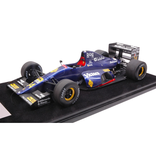 LAMBORGHINI 291 F1 N.LARINI 1991 N.34 17th US GP CON VETRINA 1:18 Looksmart Formula 1 Modellino