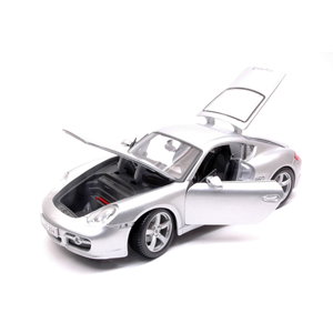 PORSCHE CAYMAN S 2005 SILVER 1:18 Maisto Auto Stradali Modellino