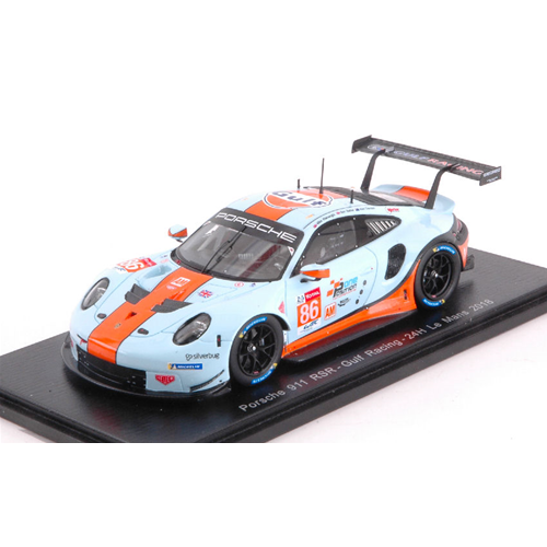 PORSCHE 911 RSR N.86 43th LE MANS 2018 M.WAINWRIGHT-B.BARKER-A.DAVISON 1:43 Spark Model Auto Competizione Modellino