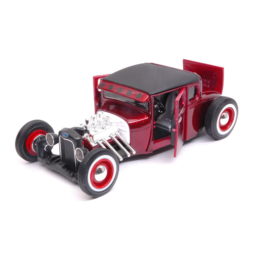 FORD MODEL A 1929 RED METALLIC 1:24 Maisto Tuning Modellino