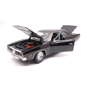 DODGE CHARGER R/T 1969 BLACK 1:18 Maisto Auto Stradali Modellino