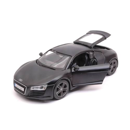 AUDI R8 MATT 2007 BLACK 1:24 Maisto Auto Stradali Modellino