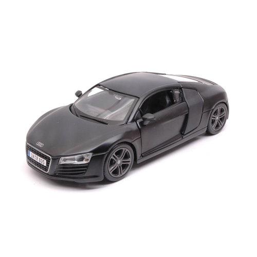 AUDI R8 MATT 2007 BLACK 1:24 Maisto Auto Stradali Modellino