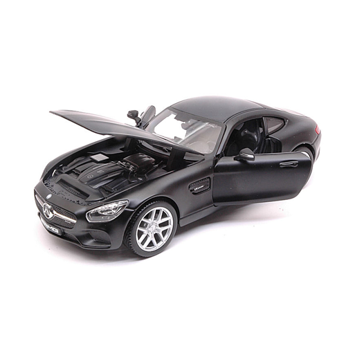 MERCEDES AMG GT 2015 MATT BLACK 1:24 Maisto Auto Stradali Modellino