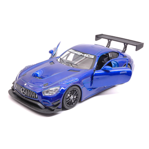 MERCEDES GT3 AMG 2016 METALLIC BLUE 1:24 MotorMax Auto Stradali Modellino
