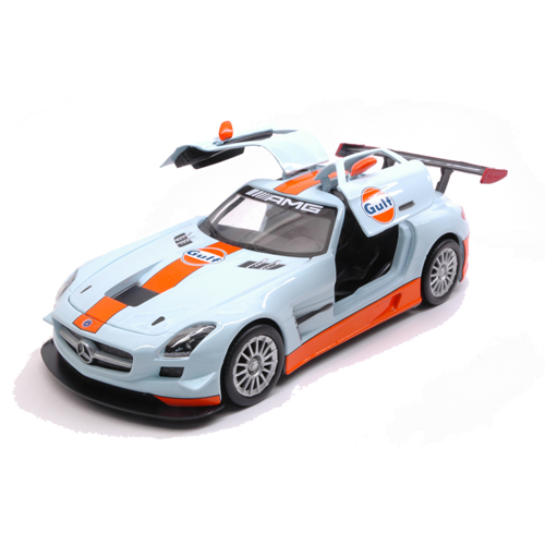 MERCEDES SLS AMG GT3 2014 GULF SERIES 1:24 MotorMax Auto Stradali Modellino