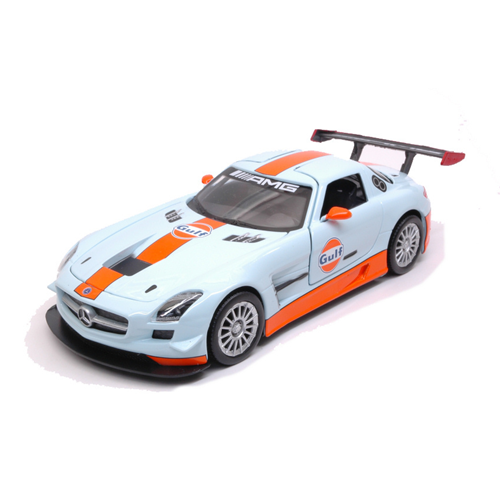 MERCEDES SLS AMG GT3 2014 GULF SERIES 1:24 MotorMax Auto Stradali Modellino