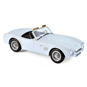 AC COBRA 289 1963 WHITE 1:18 Norev Auto Stradali Modellino