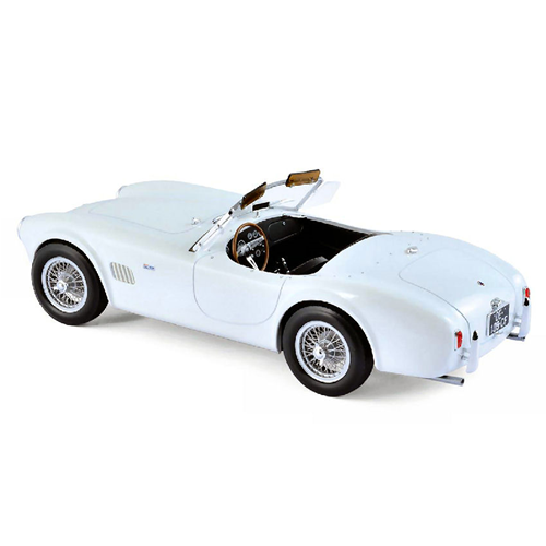 AC COBRA 289 1963 WHITE 1:18 Norev Auto Stradali Modellino