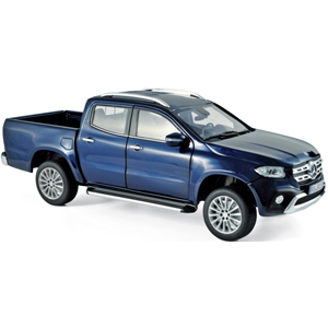 MERCEDES X CLASS 2018 PICK UP BLUE METALLIC 1:18 Norev Auto Stradali Modellino