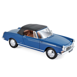 PEUGEOT 404 CABRIO 1967 MENDOZA BLUE 1:18 Norev Auto Stradali Modellino