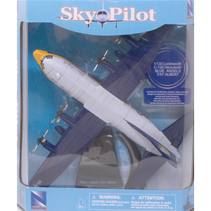 SKYPILOT C-130 HERCULES BLUE ANGELS FAT ALBERT SCALA 1:130 New Ray Aerei Modellino
