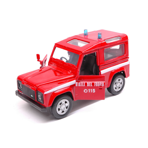 LAND ROVER DEFENDER VIGILI DEL FUOCO 1:32 New Ray Pompieri Modellino