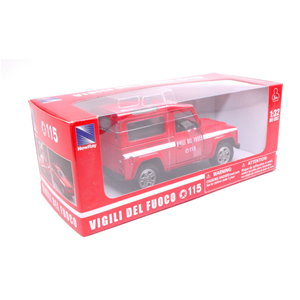 LAND ROVER DEFENDER VIGILI DEL FUOCO 1:32 New Ray Pompieri Modellino