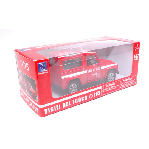 LAND ROVER DEFENDER VIGILI DEL FUOCO 1:32 New Ray Pompieri Modellino