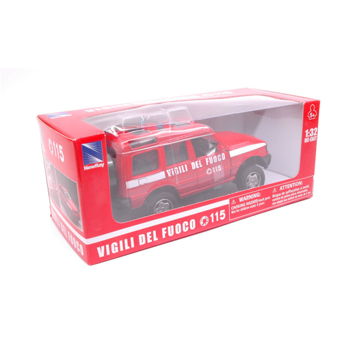 LAND ROVER DISCOVERY VIGILI DEL FUOCO 1:32 New Ray Pompieri Modellino