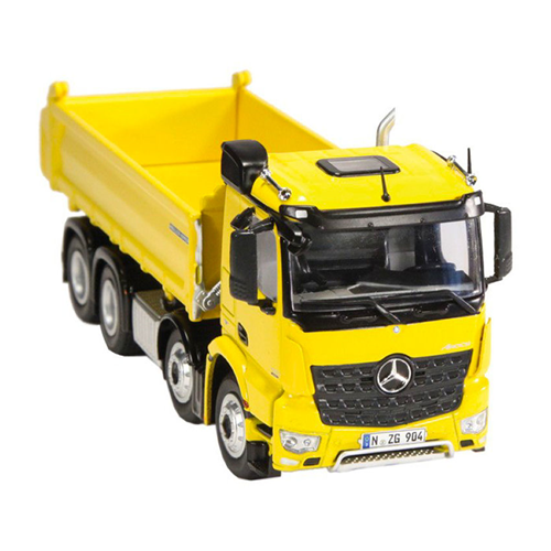 MERCEDES AROCS 4-A-TIPPER 8x4 YELLOW 1:50 NZG Camion Modellino