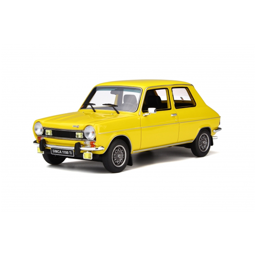 SIMCA 1000 Ti 1975 YELLOW 1:18 Ottomobile Auto Stradali Modellino