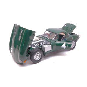 JAGUAR E-TYPE N.4 1963 BRITISH RACING GREEN 1:18 Paragon Models Auto Stradali Modellino