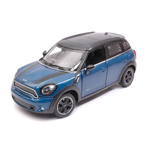 MINI COOPER S COUNTRY (R60) 2010 BLUE 1:24 Rastar Auto Stradali Modellino