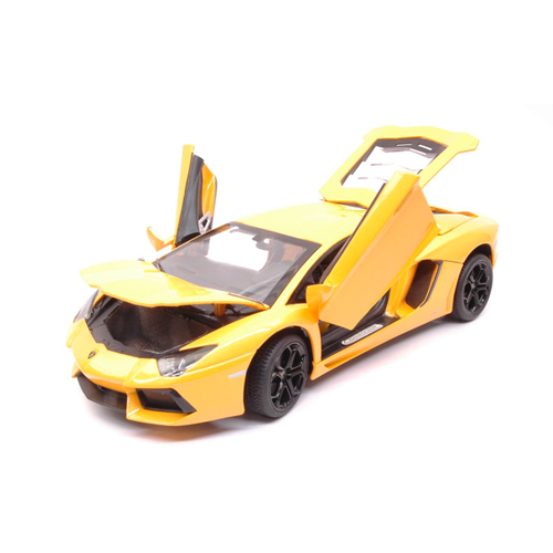 LAMBORGHINI MURCIELAGO LP670-4 2009 YELLOW 1:18 Rastar Auto Stradali Modellino