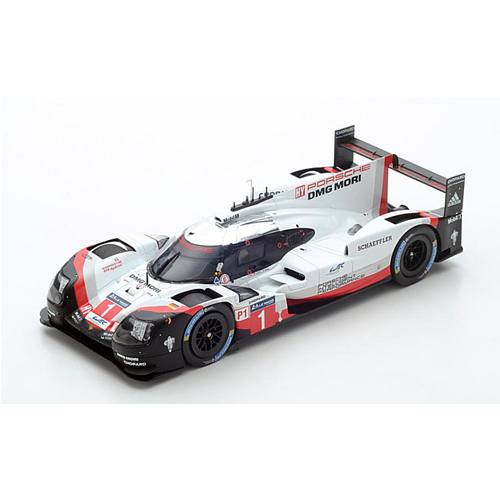 PORSCHE 919 HYBRID N.1 DNF LE MANS 2017 JANI-LOTTERE-TANDY 1:18 Spark Model Auto Competizione Modellino