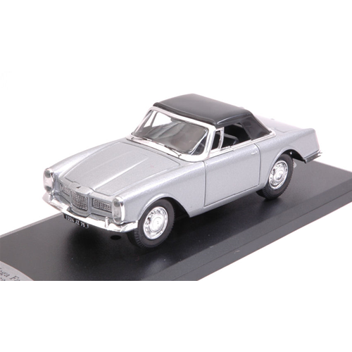 FACEL VEGA FACELLIA 1962 SILVER WITH BLACK ROOF 1:43 Solido Auto Stradali Modellino