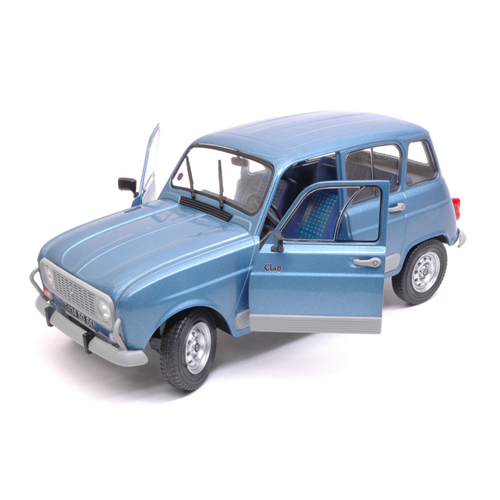 RENAULT 4L 1989 BLEU ARDOISE 1:18 Solido Auto Stradali Modellino