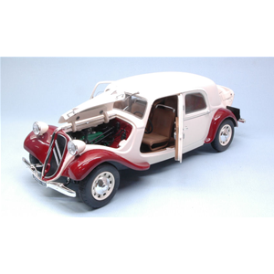 CITROEN TRACTION 11CV 1938 CREAM/BROWN 1:18 Solido Auto d'Epoca Modellino