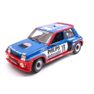 RENAULT R5 GR.B N.16 ACCIDENT T.D.CORSE 1984 B.SABY-J.F.FAUCHILLE 1:18 Solido Auto Rally Modellino