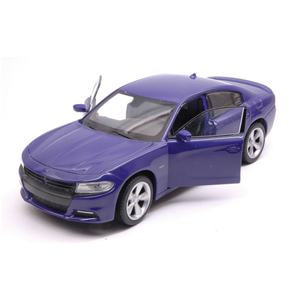 DODGE CHARGER R/T 2016 PURPLE 1:24-27 Welly Auto Stradali Modellino