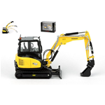 MINI ESCAVATORE YANMAR SV60 1:50 Ros Mezzi Industriali Modellino