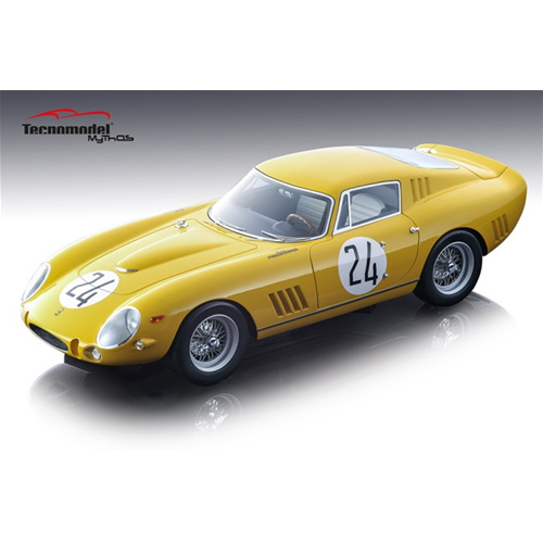 FERRARI 275 GTB-C N.24 3rd LE MANS 1965 W.MAIRESSE-J.BEURLYS 1:18 Tecnomodel Auto Competizione Modellino